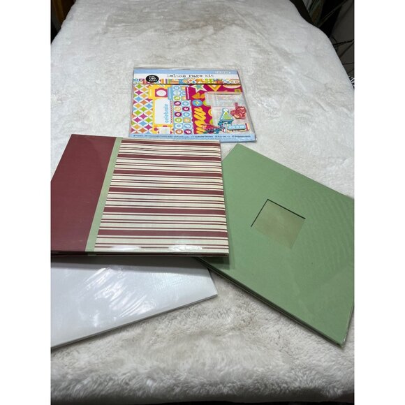Colorbok Deluxe Page Kit & Scrapbook Album Set lot - Picture 2 of 9